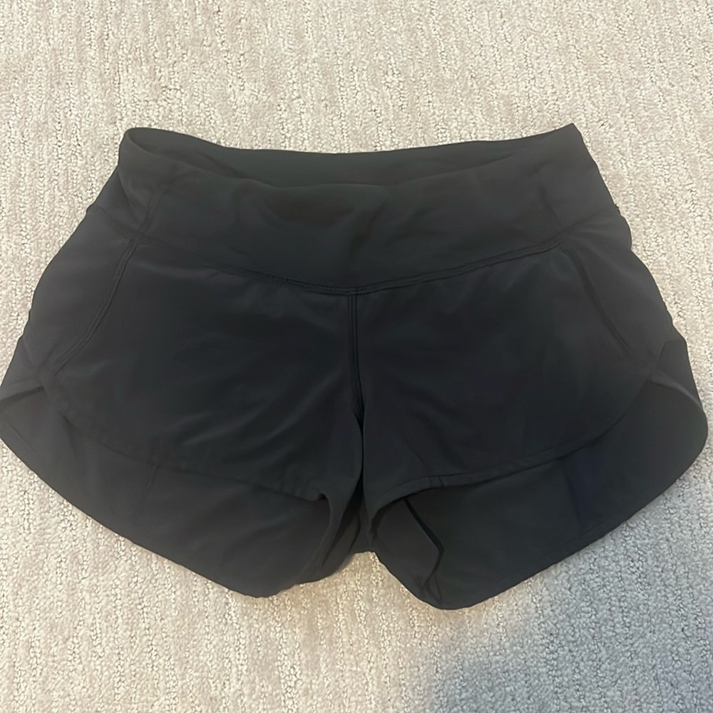 Black lululemon shorts